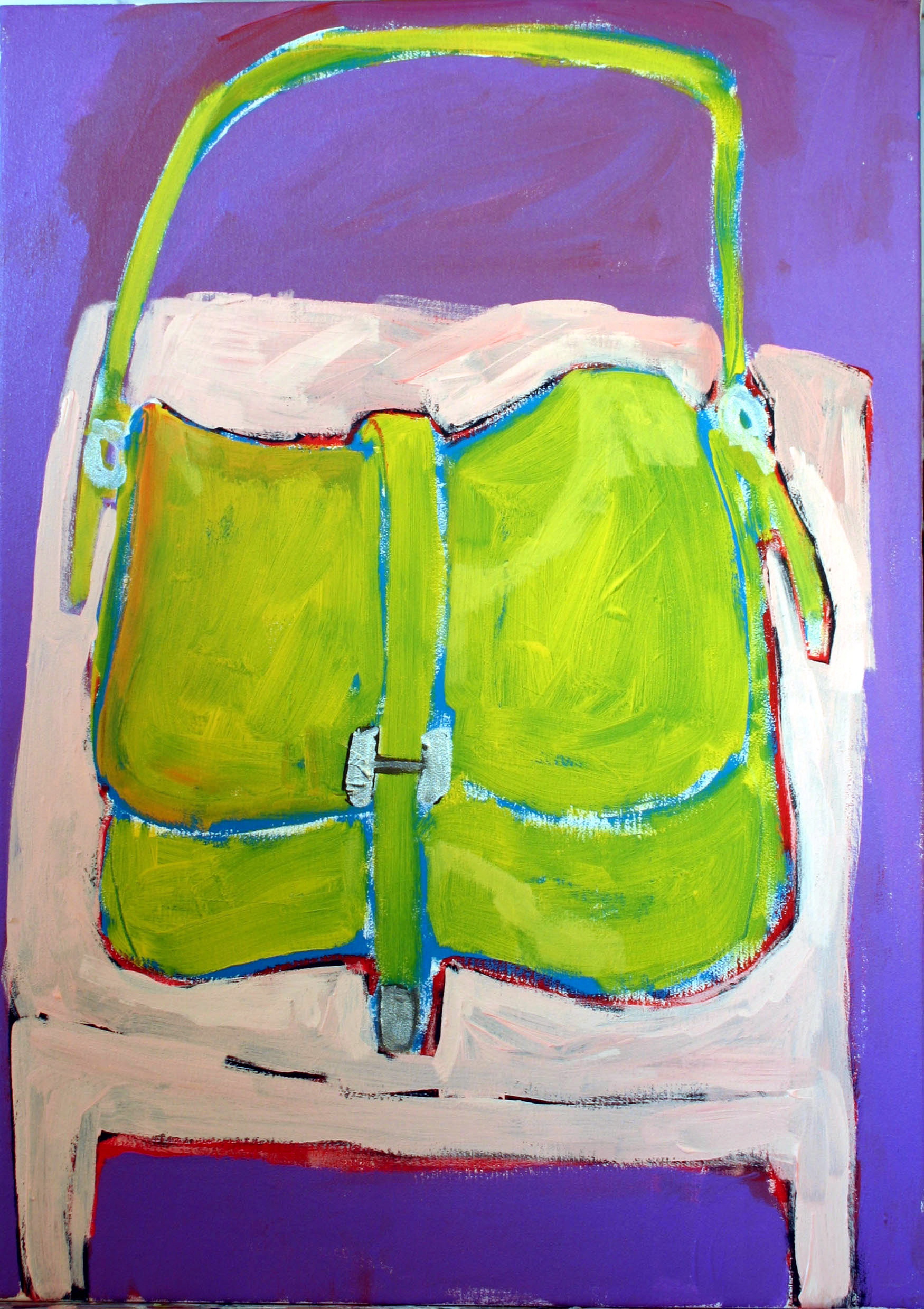 1_vanities_myPradaBag_50x70_Acryl auf Leinwand, 2003